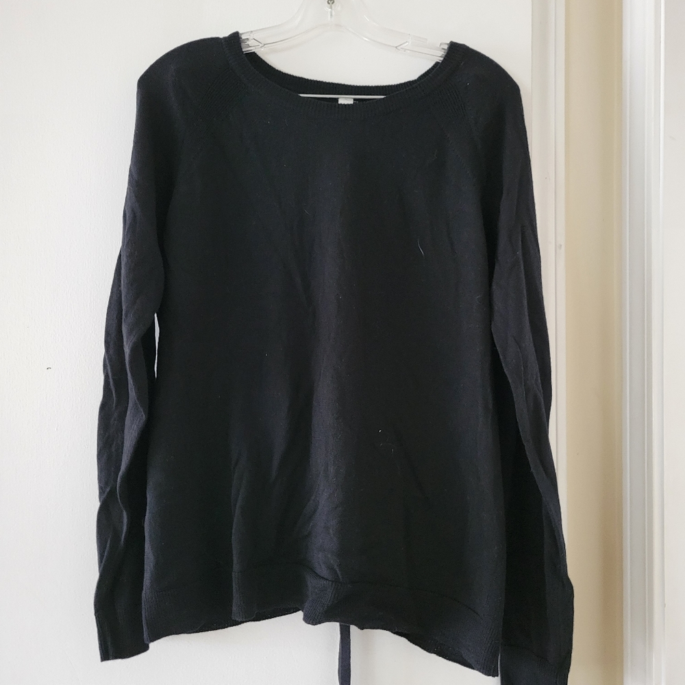 Lululemon sweater with tie back